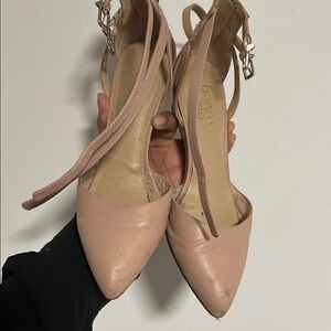 Franco Sarto Blush Pink Strappy Heels